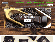 Tablet Screenshot of blabbermouthchocolates.com